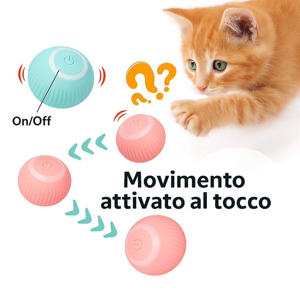 Pallina Elettronica Intelligente per Gatti