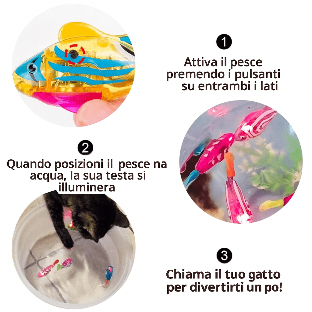 Pesce Robotico per Gatti