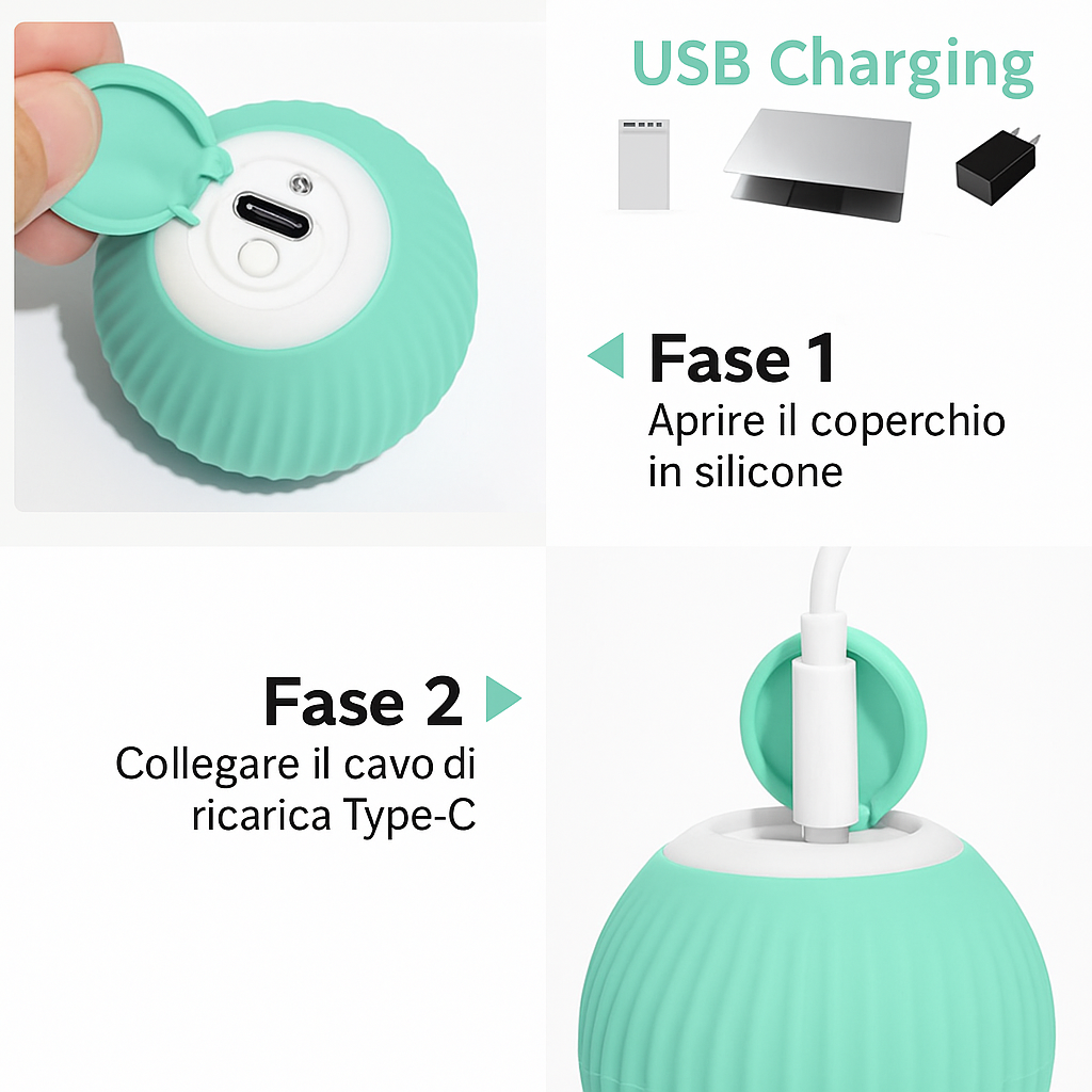 Pallina Elettronica Intelligente per Gatti