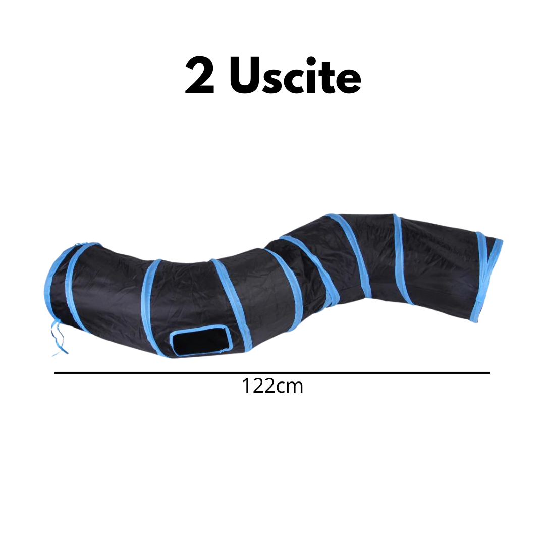 Tunnel Interattivo per Gatti con Varie Taglie