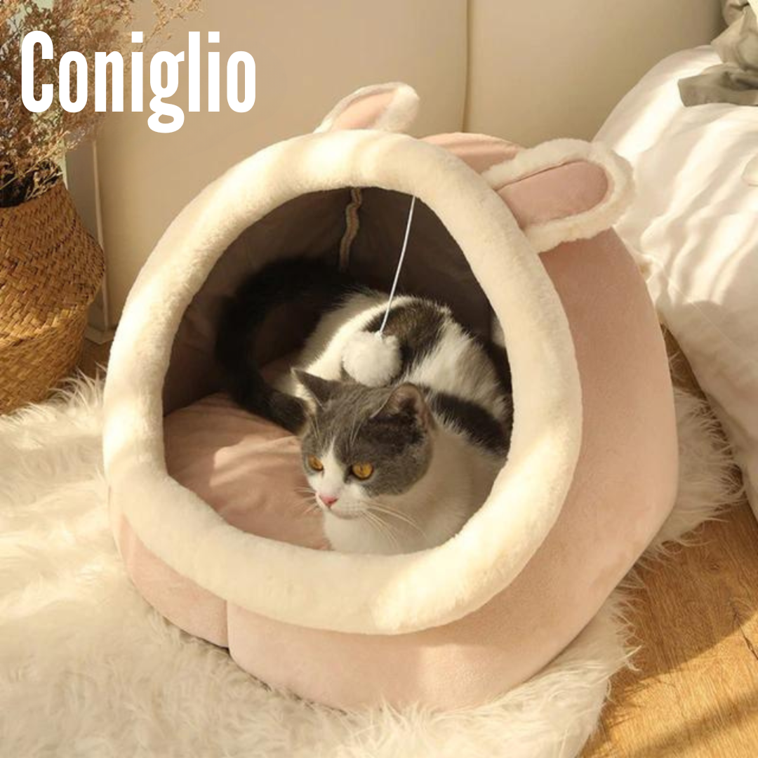 Cuccia a Tana per Gatti