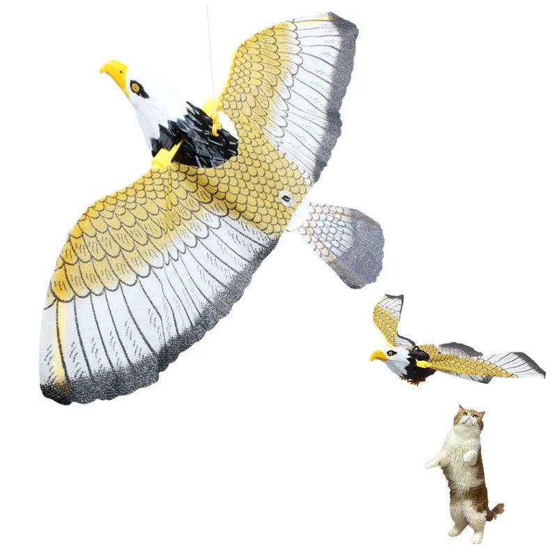 Gioco Elettrico Interattivo a Forma di Uccellino per Gatti