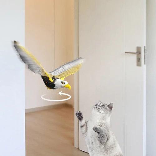 Gioco Elettrico Interattivo a Forma di Uccellino per Gatti