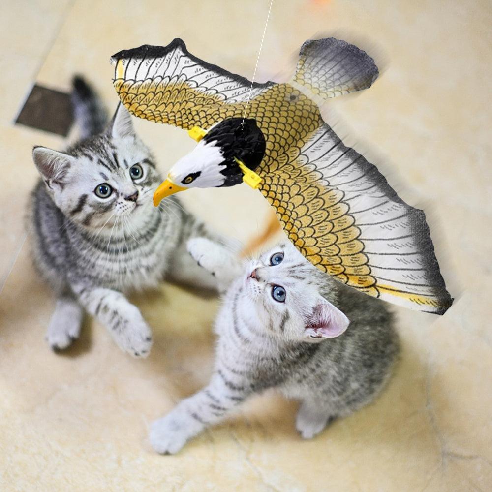 Gioco Elettrico Interattivo a Forma di Uccellino per Gatti