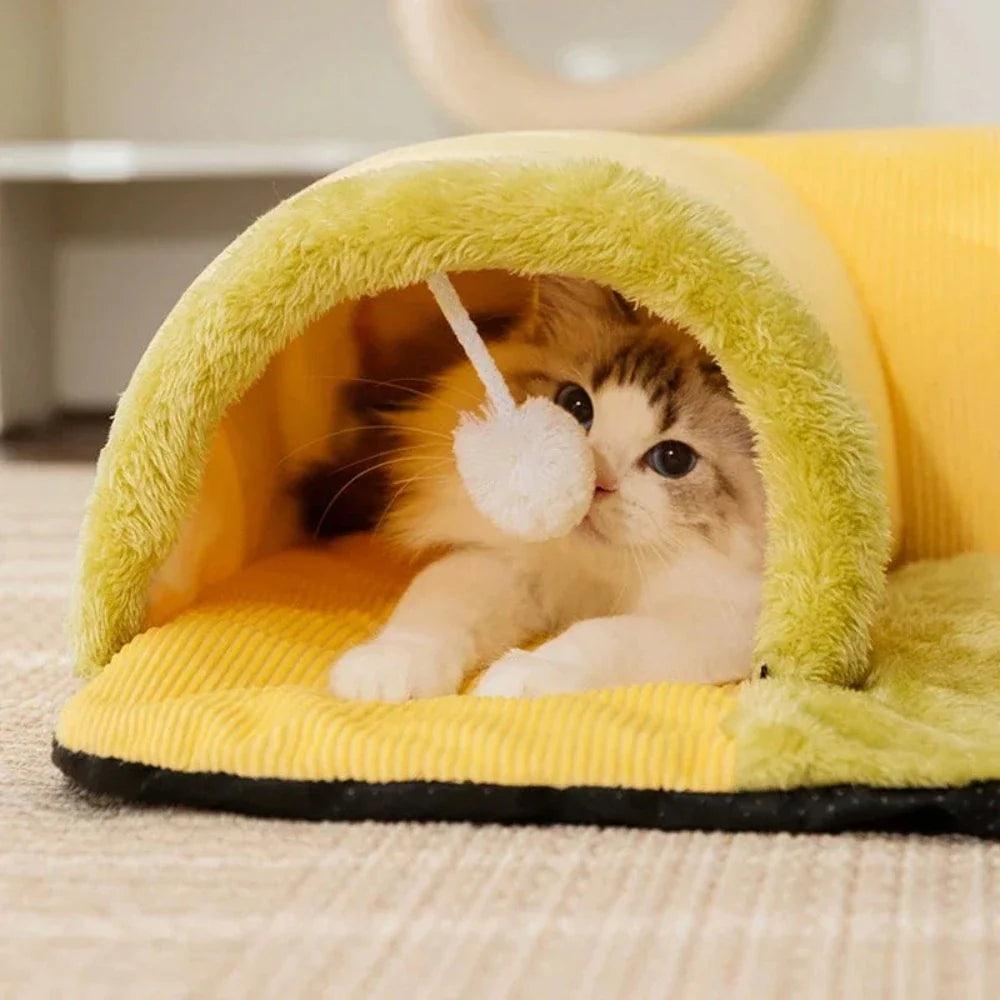 Tappeto con Tunnel per Gatti
